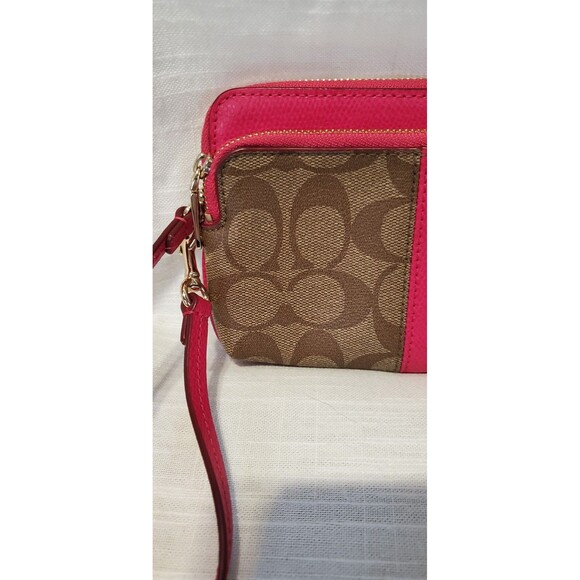 Coach Double Zip Wristlet - Picture 3 of 8